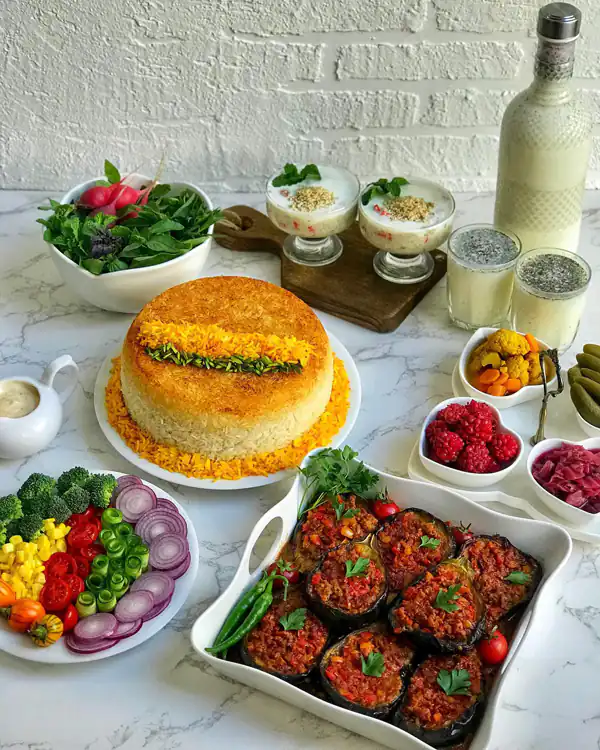 میز پذیرایی شام جدید