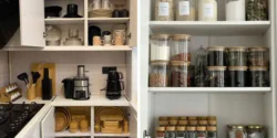 مدل چیدمان داخل کابینت اشپزخانه با بهترین ایده ها