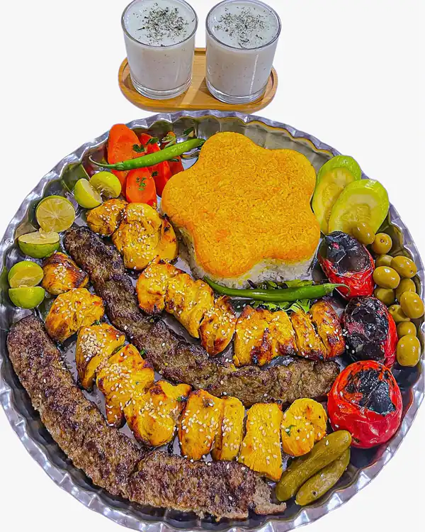 مدل تزیین کباب