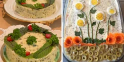عکس تزیین سالاد الویه مجلسی برای مهمانی های شما