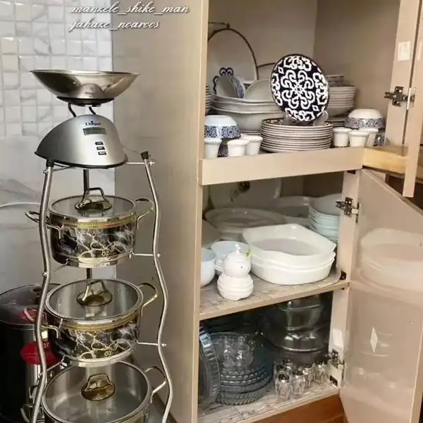 مدل چیدمان کابینت عروس