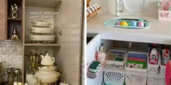 مدل چیدمان کابینت آشپزخانه ایرانی با ایده های شیک