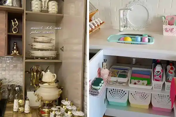 چیدمان کابینت آشپزخانه نی نی سایت اصول چیدمان کابینت آشپزخانه چیدمان آشپزخانه مرتب چیدمان کابینت حبوبات چیدمان کابینت آشپزخانه کوچک چیدمان کابینت آشپزخانه جدید