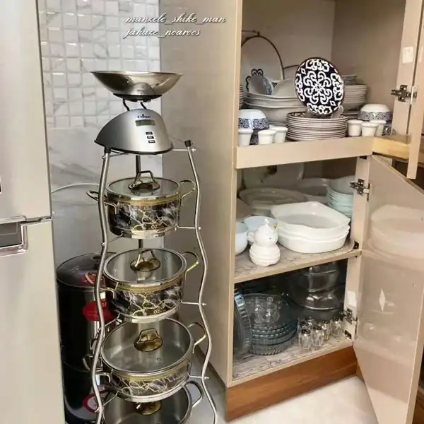 مدل چیدمان کابینت آشپزخانه ایرانی