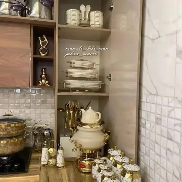 مدل چیدمان کابینت آشپزخانه ایرانی