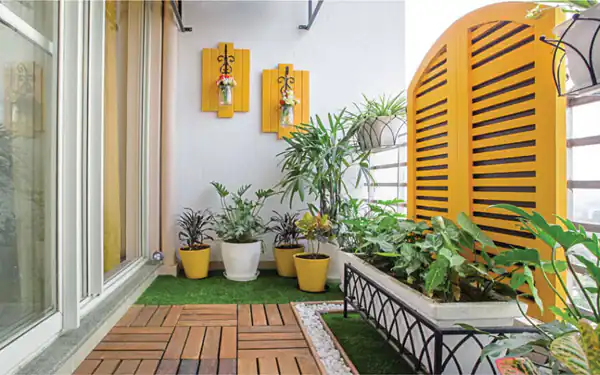 طرح دیزاین بالکن