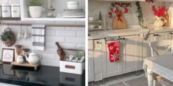 تزیین روی کابینت عروس با وسایل ساده و فانتزی