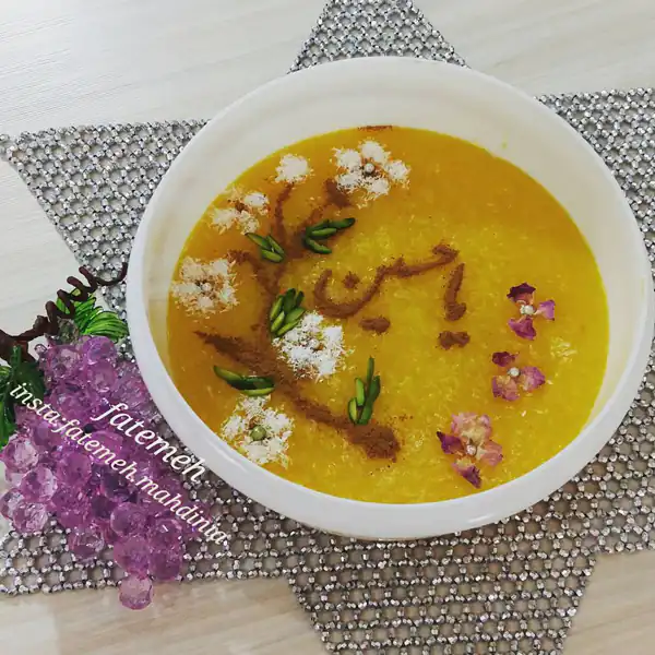 برای تزیین شله زرد از چه چیزی استفاده کنیم