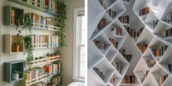 مدل کتابخانه جدید چوبی با طرح های مدرن برای امسال