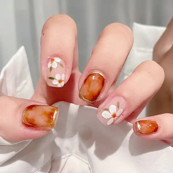 طرح ناخن شیک و باکلاس کوتاه