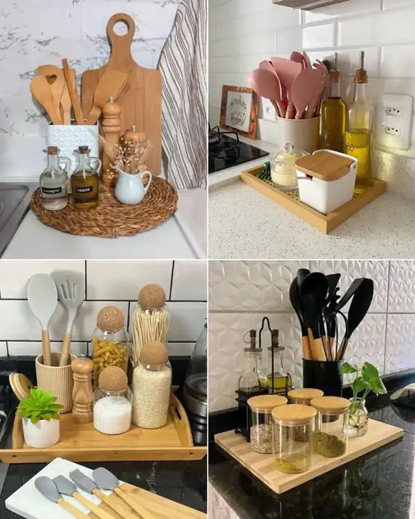 برای تزیین روی کابینت