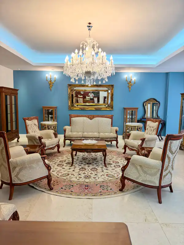 چیدمان مبل برای پذیرایی بزرگ