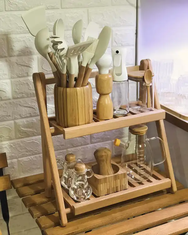 چیدمان استند کنار گاز