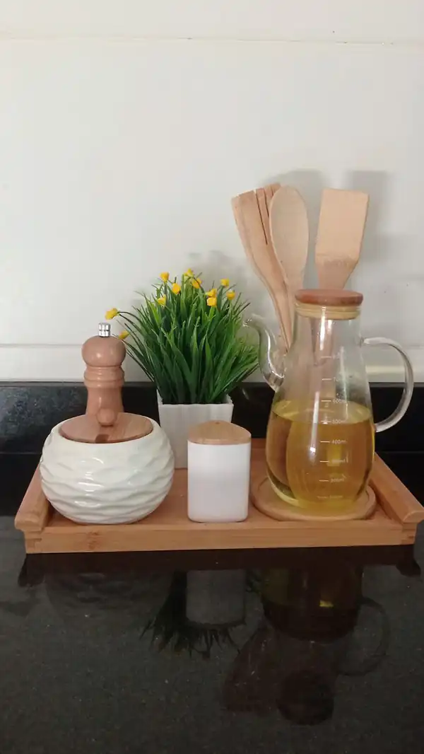 چیدمان کنار گاز عروس