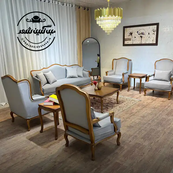 چیدمان مبل برای پذیرایی مربع