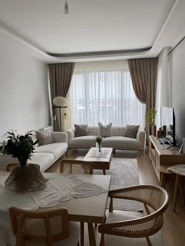 چیدمان مبل برای پذیرایی مربع