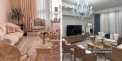 چیدمان مبل هفت نفره در فضای کوچک و بزرگ