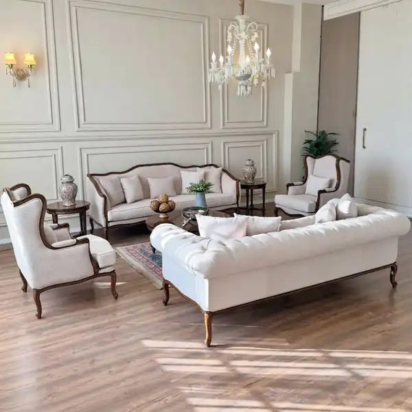 چیدمان مبل هفت نفره