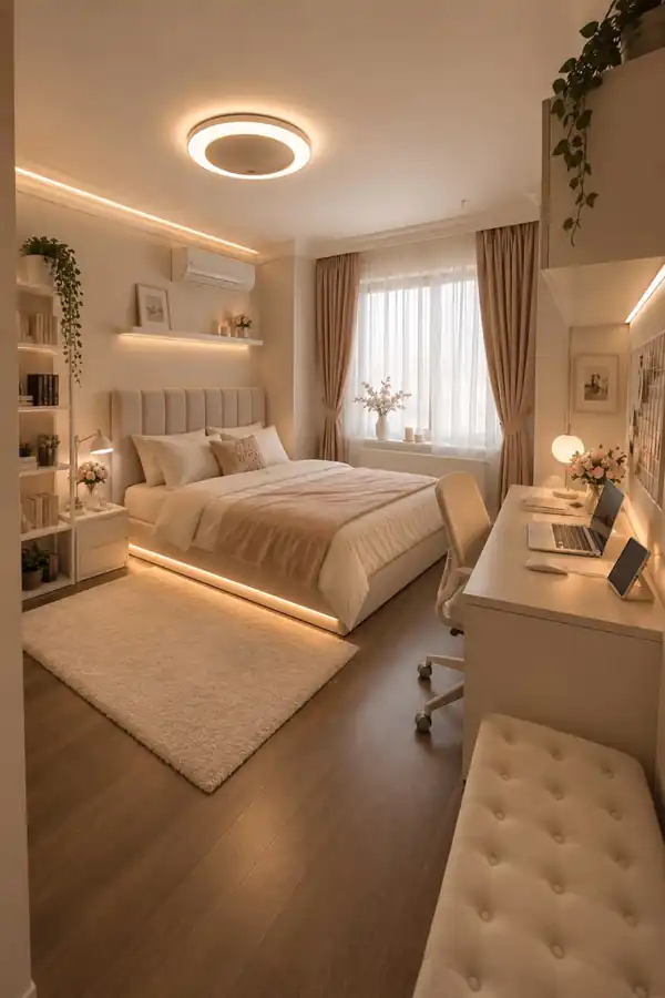 چیدمان اتاق بزرگ