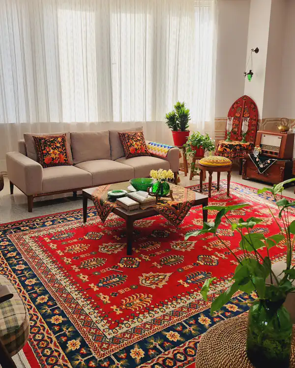 چیدمان پذیرایی کوچک
