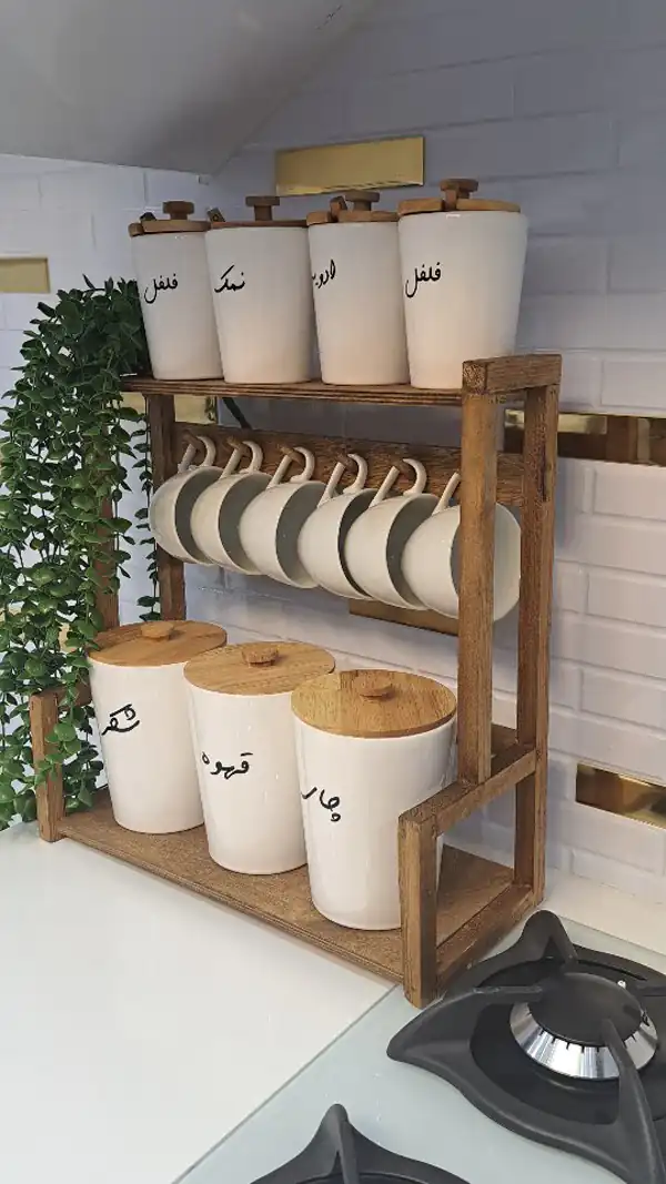 چیدمان و تزیین استند آشپزخانه