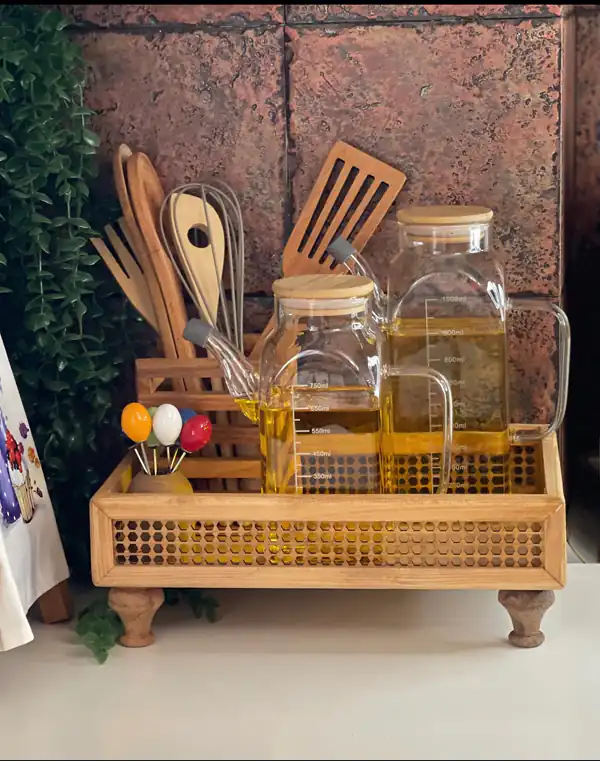 چیدمان و تزیین استند آشپزخانه