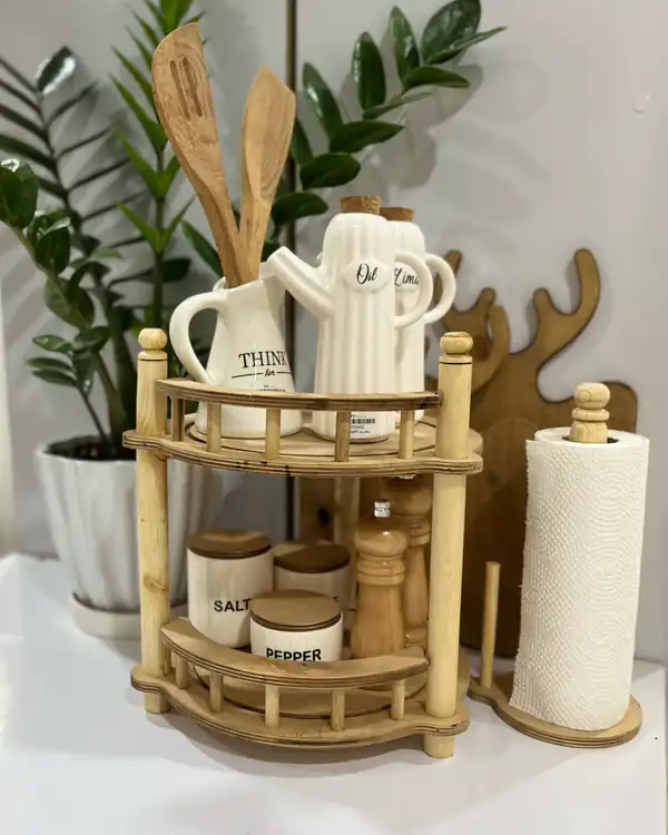 چیدمان و تزیین استند آشپزخانه