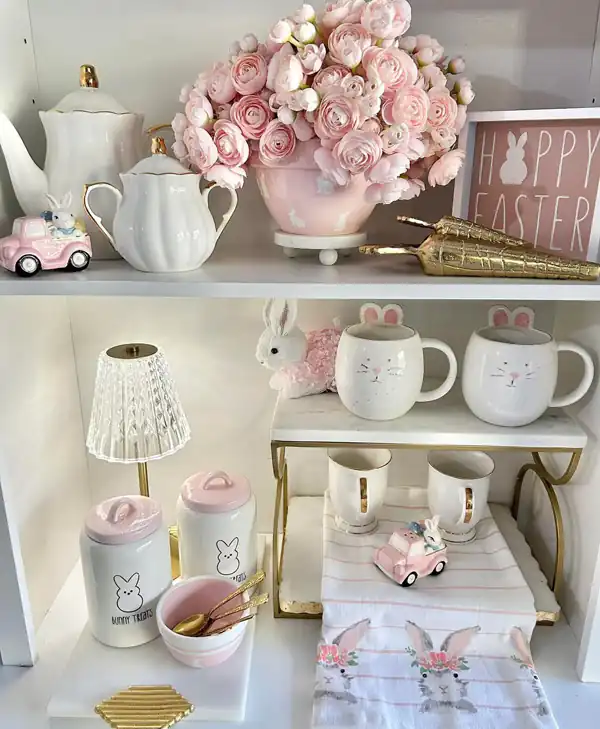 دکور آشپزخانه با کابینت سفید