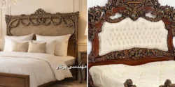 جدیدترین مدل سرویس خواب چوبی دونفره برای جهیزیه