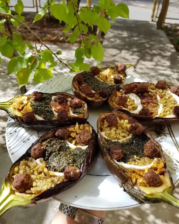 جدیدترین تزیین کشک بادمجان