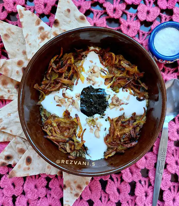 جدیدترین تزیین کشک بادمجان