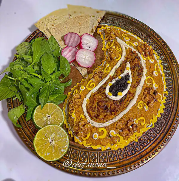 جدیدترین تزیین کشک بادمجان