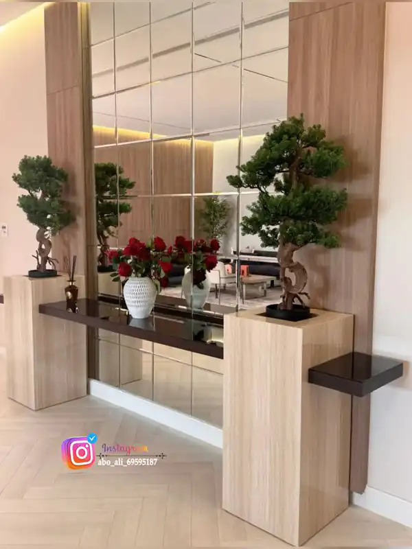 مدل آینه دیواری دکوراتیو ساده