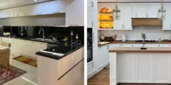 مدل آشپزخانه شیک و باکلاس با طراحی اصولی و جذاب