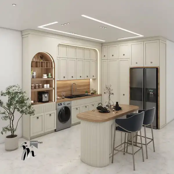 مدل آشپزخانه شیک و لاکچری