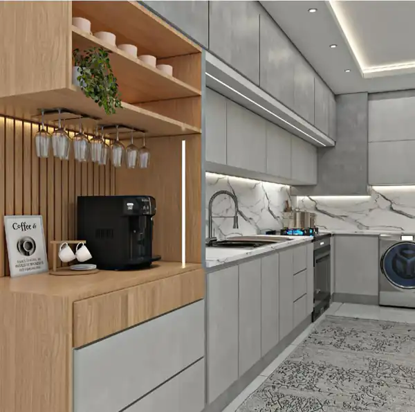 مدل آشپزخانه شیک و لاکچری