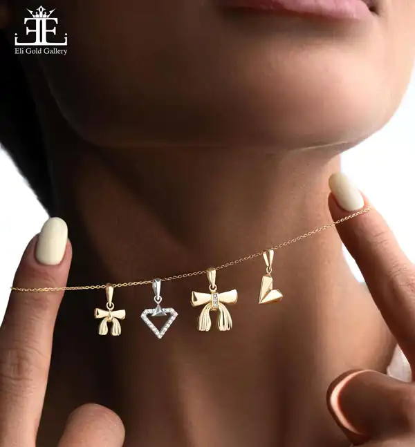 مدل آویز طلا شیک