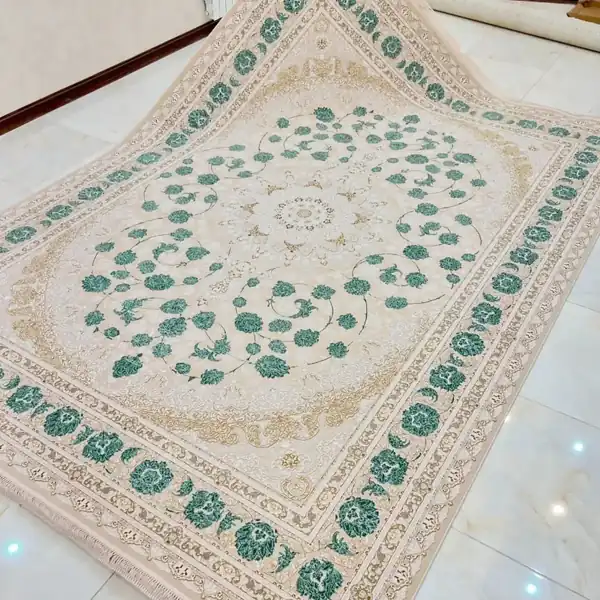 مدل فرش رنگ روشن