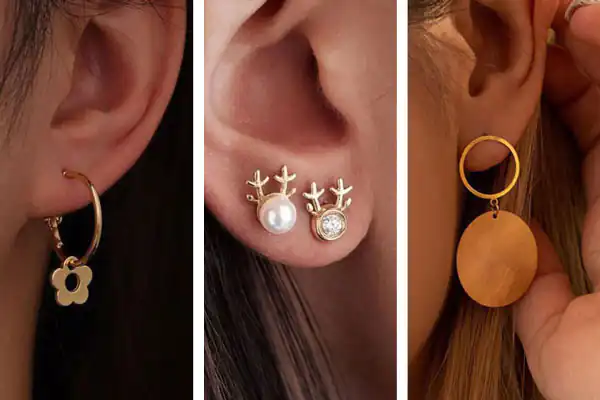 گوشواره طلا دیجی کالا گوشواره طلا ساده  گوشواره طلا زنانه گوشواره طلا حلقه ای گوشواره آویز بلند طلا گوشواره طلا جدید