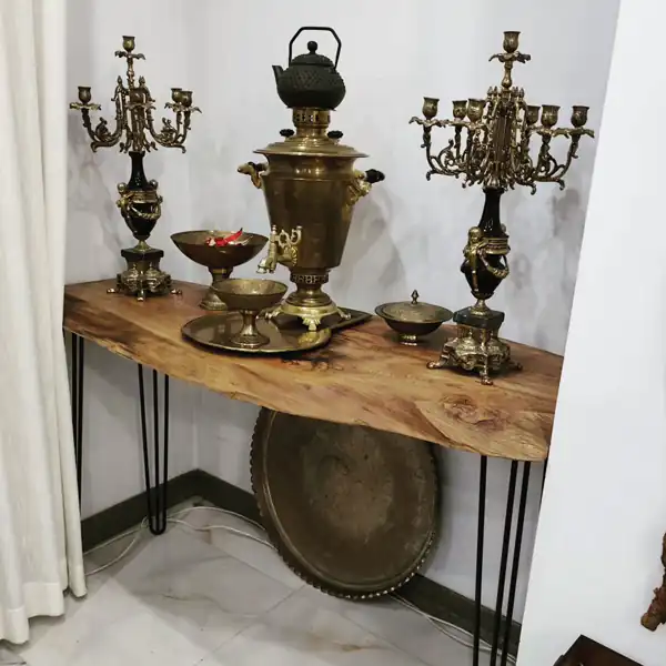 مدل کنسول چوبی روستیک