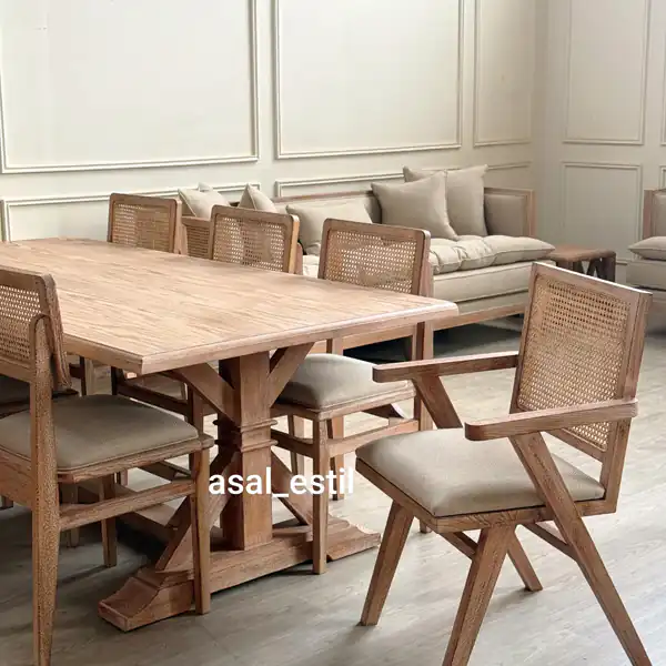 مدل میز غذاخوری چوبی