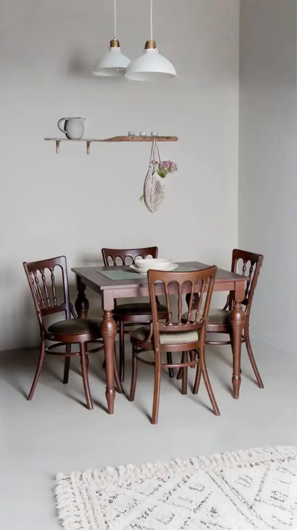 مدل میز غذاخوری چوبی