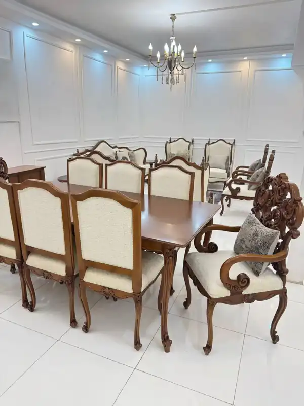 مدل میز غذاخوری چوبی