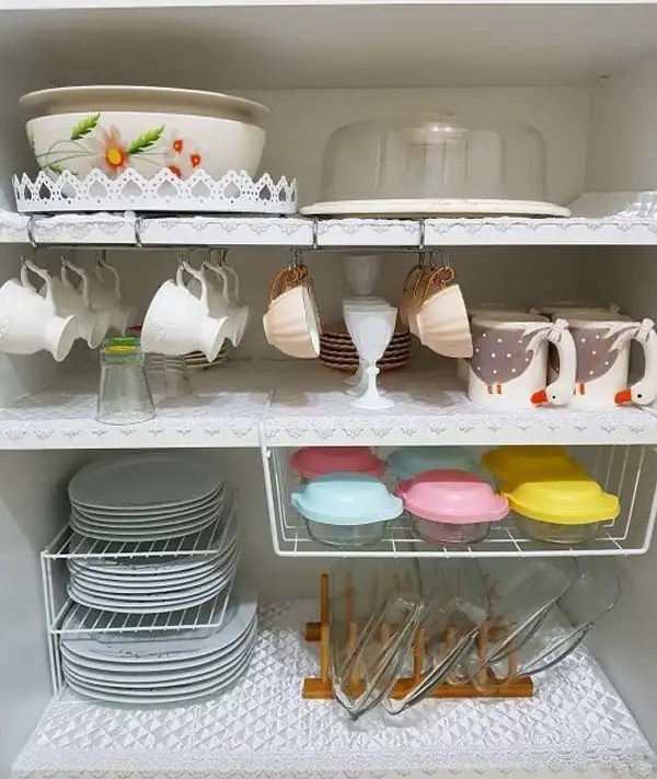 روش چیدمان داخل کابینت