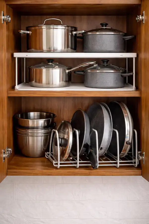روش چیدمان داخل کابینت