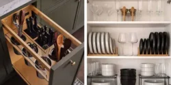 طرح های چیدمان داخل کابینت برای نظم دهی و دسترسی بهتر