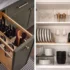 طرح های چیدمان داخل کابینت برای نظم دهی و دسترسی بهتر