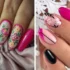 طرح ناخن صورتی ساده و ترکیبی برای خانوم های خوش سلیقه