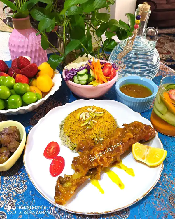 تزیین باقالی پلو جدید