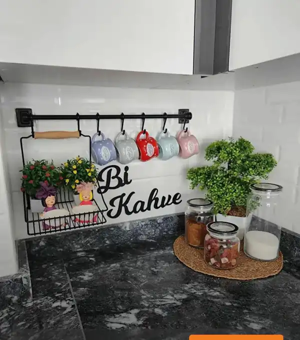 تزیین روی کابینت برای جهیزیه
